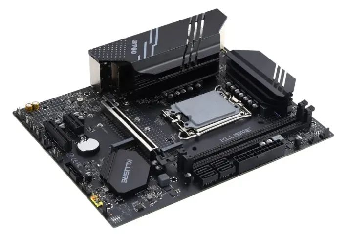 Placa-mãe Kllisre B760  Lga 1700 Suporte  12 ° 13 ° Cinza-escuroPlaca-mãe Kllisre B760  Lg - Foto 2