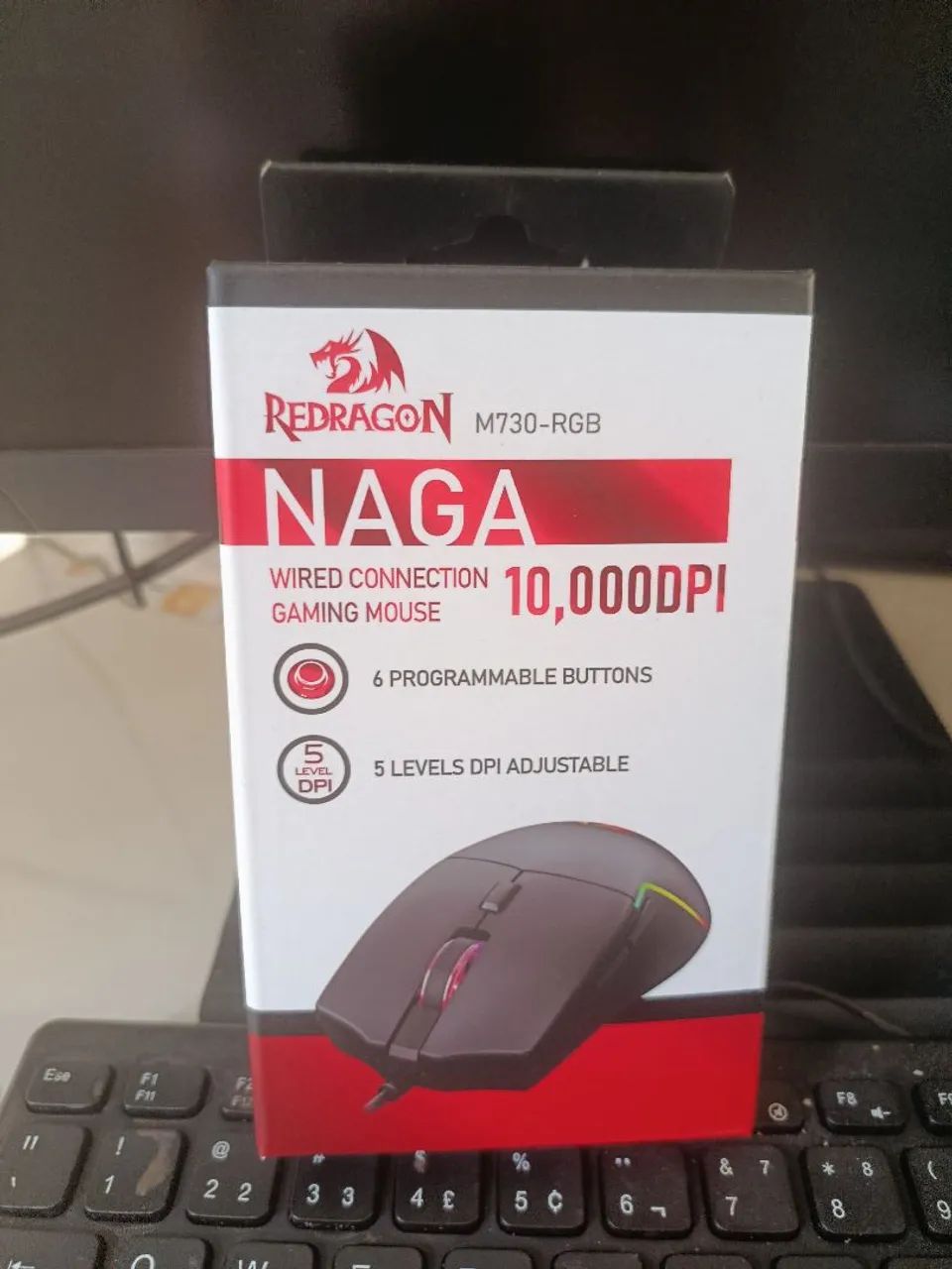 Mouse red dragon novo 