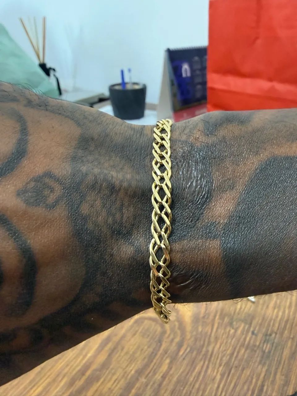 Pulseira gourmet de ouro  - Foto 3