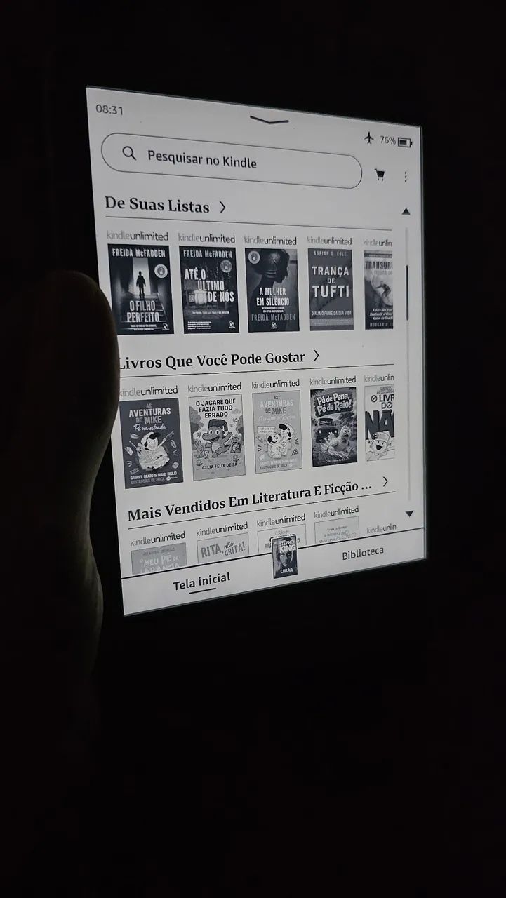 Kindle básico 11ª geração 2024 verde matcha - Foto 4