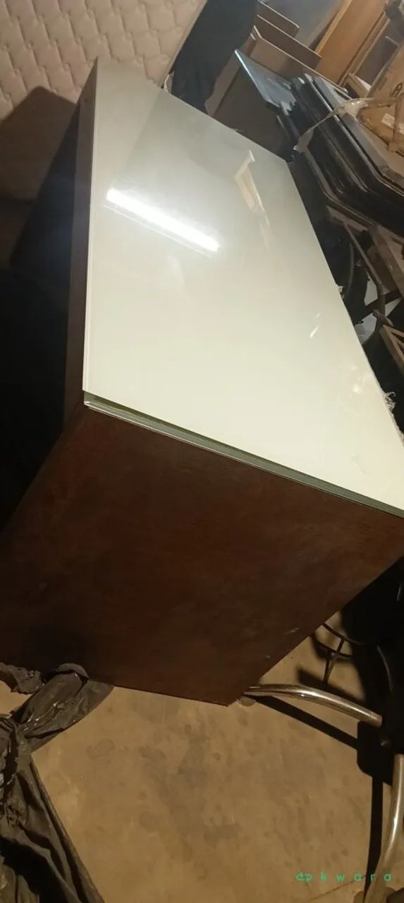 Mesa com tampo de vidro - Foto 3