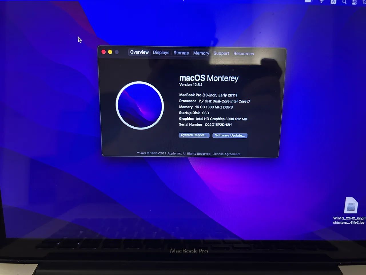 MACBOOK PRO 2011 - MONTEREY - Foto 4