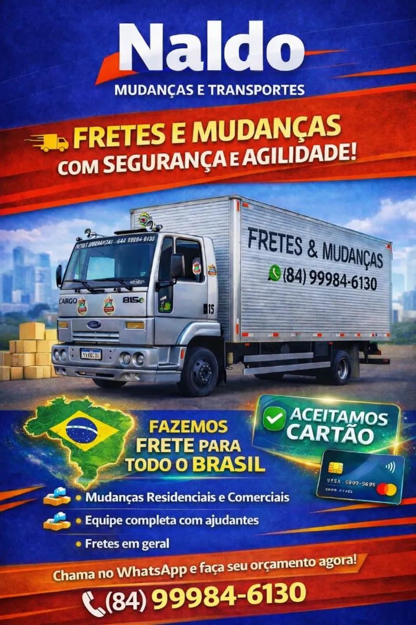 Fretes e mudanças para todos os lugares 