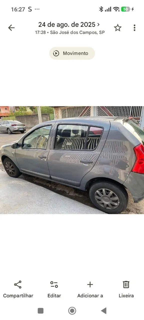 Renault Sandero EXPRESSION HI-FLEX 1.6 8V 5P 2008