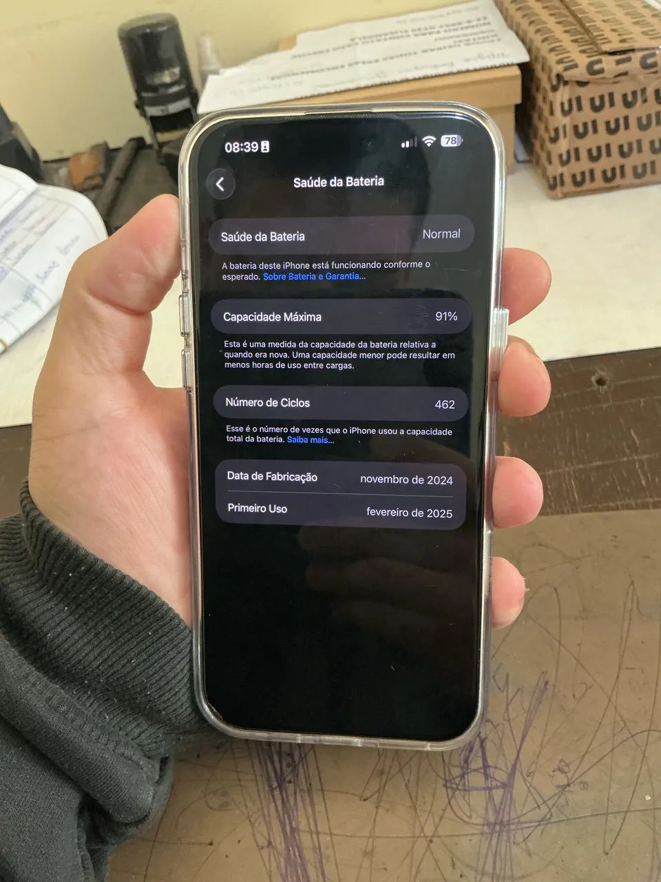iphone 16 pro max 256gb preto grafite  - Foto 5