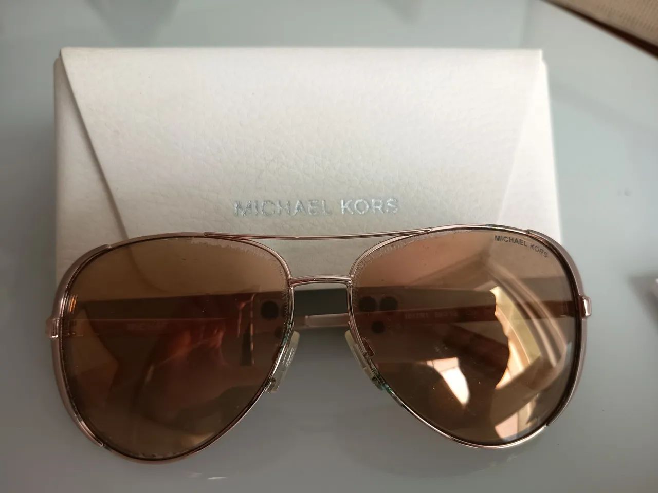 Óculos Michael Kors rosé original 