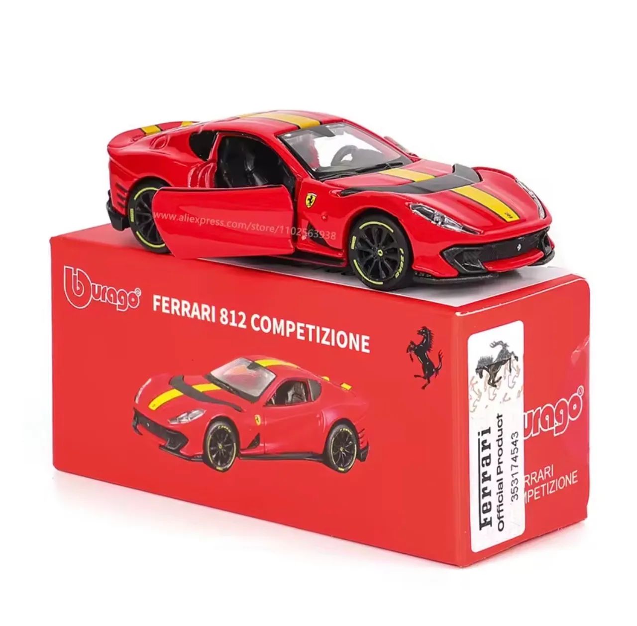 Miniatura Ferrari 812 competizione 1:64 Bburago - Foto 4