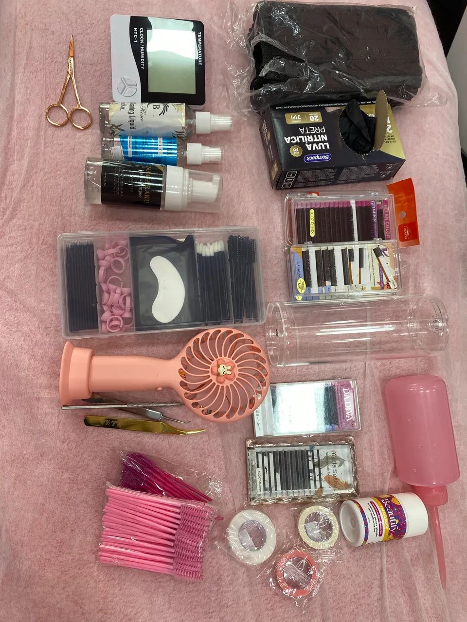 Vendo kit para design de sobrancelhas e extensão de cílios  - Foto 3