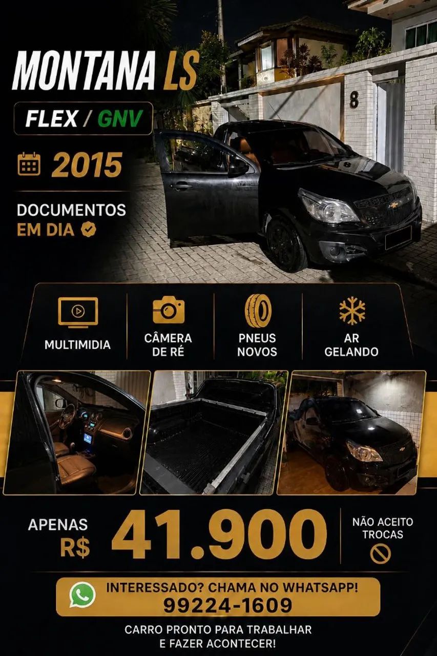 Chevrolet Montana MONTANA LS 1.4 ECONOFLEX 8V 2p 2015