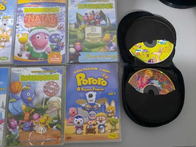 Kits Dvds Pororó & Backyardigans + Estojo com 17 Dvds Infantis - Foto 3