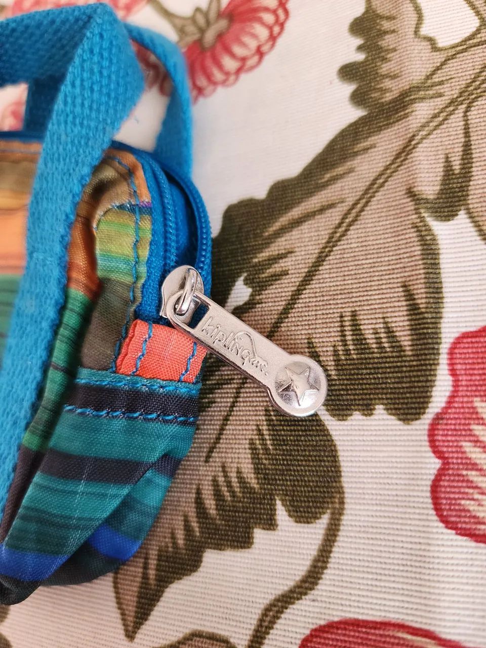 Kit Kipling porta jóias e porta moeda/chave original nylon estampado - Foto 5