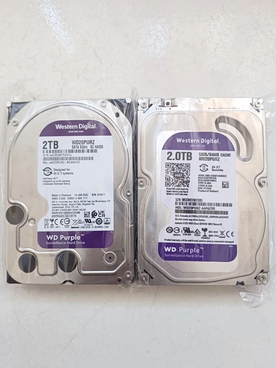 2 hds wd 2TB Purple cftv dvr nvr cpu  - Foto 2