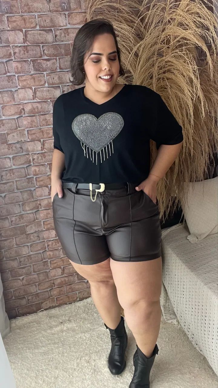 Cropped Love Plus Size - Foto 5