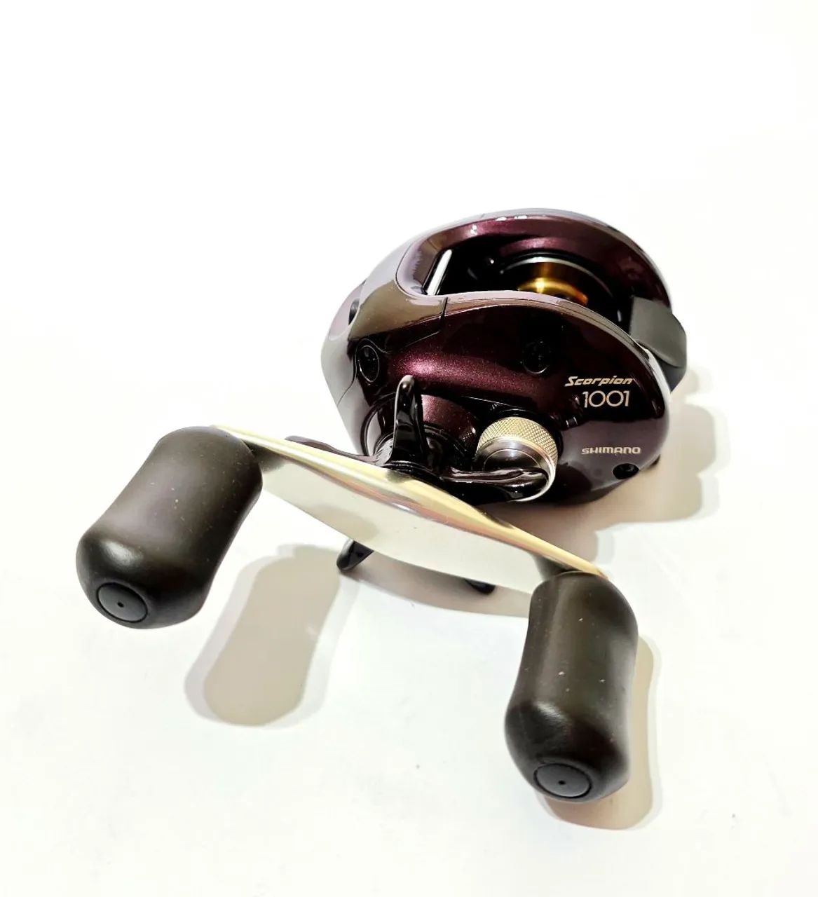 Carretilha de Pesca Shimano 1001 4x4 Esquerda Japonesa  - Foto 2