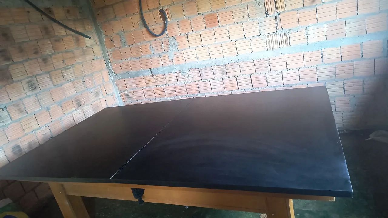 Vendo ou troco mesa de sinuca com tampo  - Foto 2