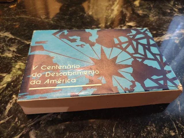 Moeda Prata Centenário Do Descobrimento Da América - Foto 5