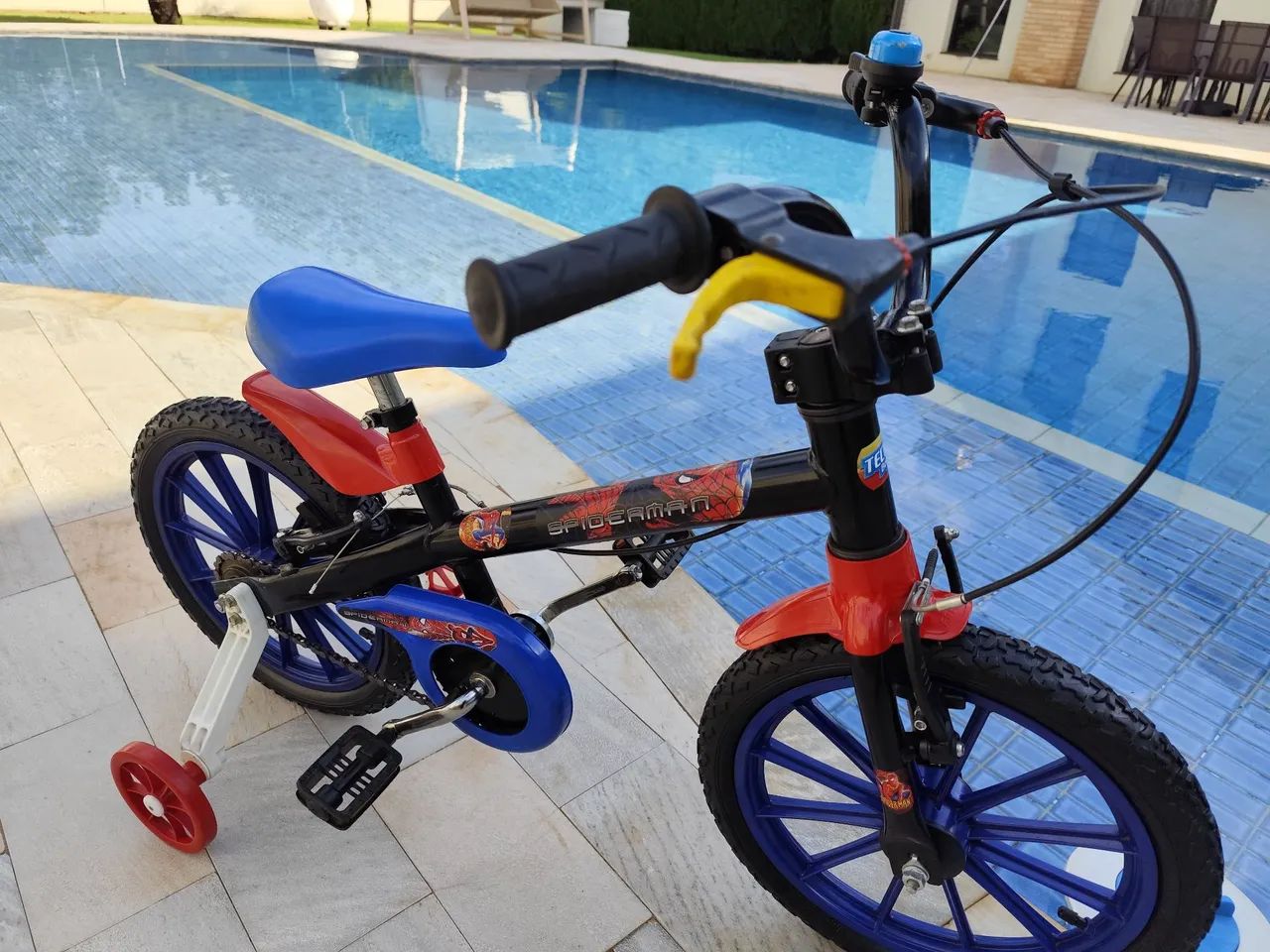 Bicicleta infantil Homem Aranha  - Foto 3