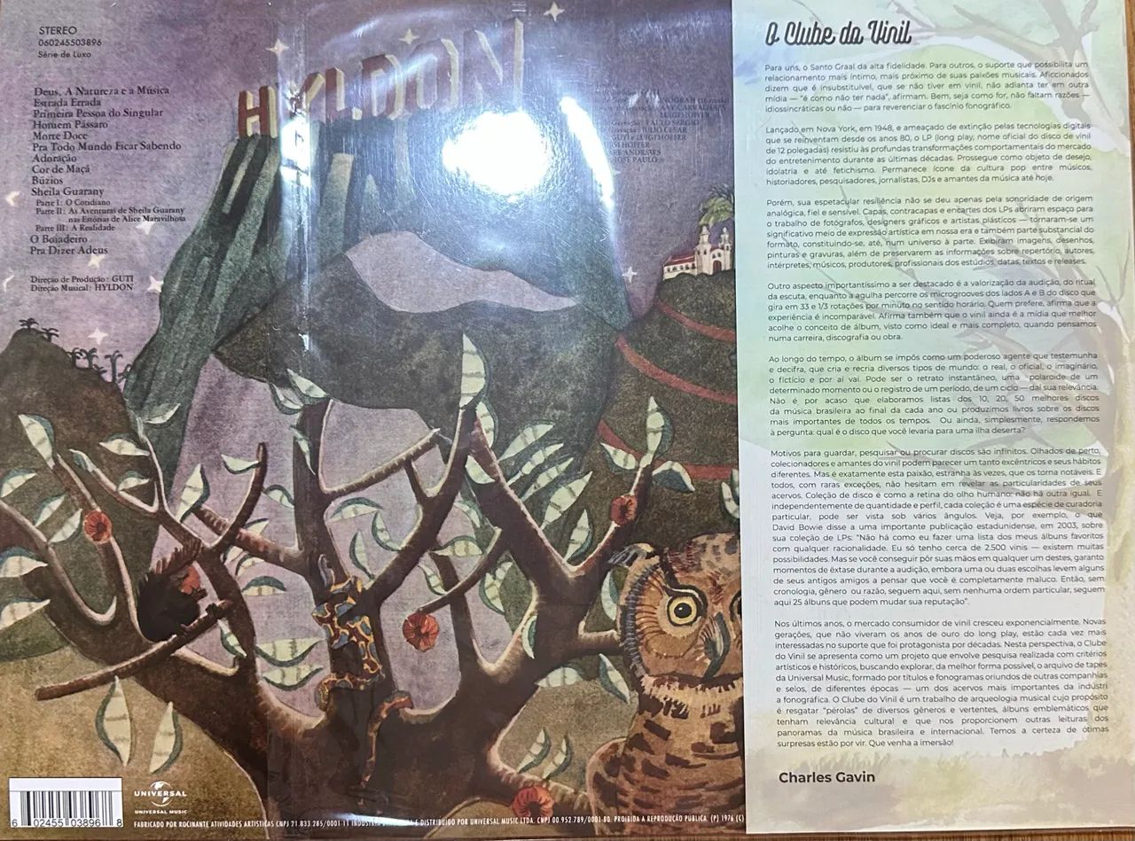 Hyldon Deus A Natureza e a Música lp vinil clube do vinil - Foto 2