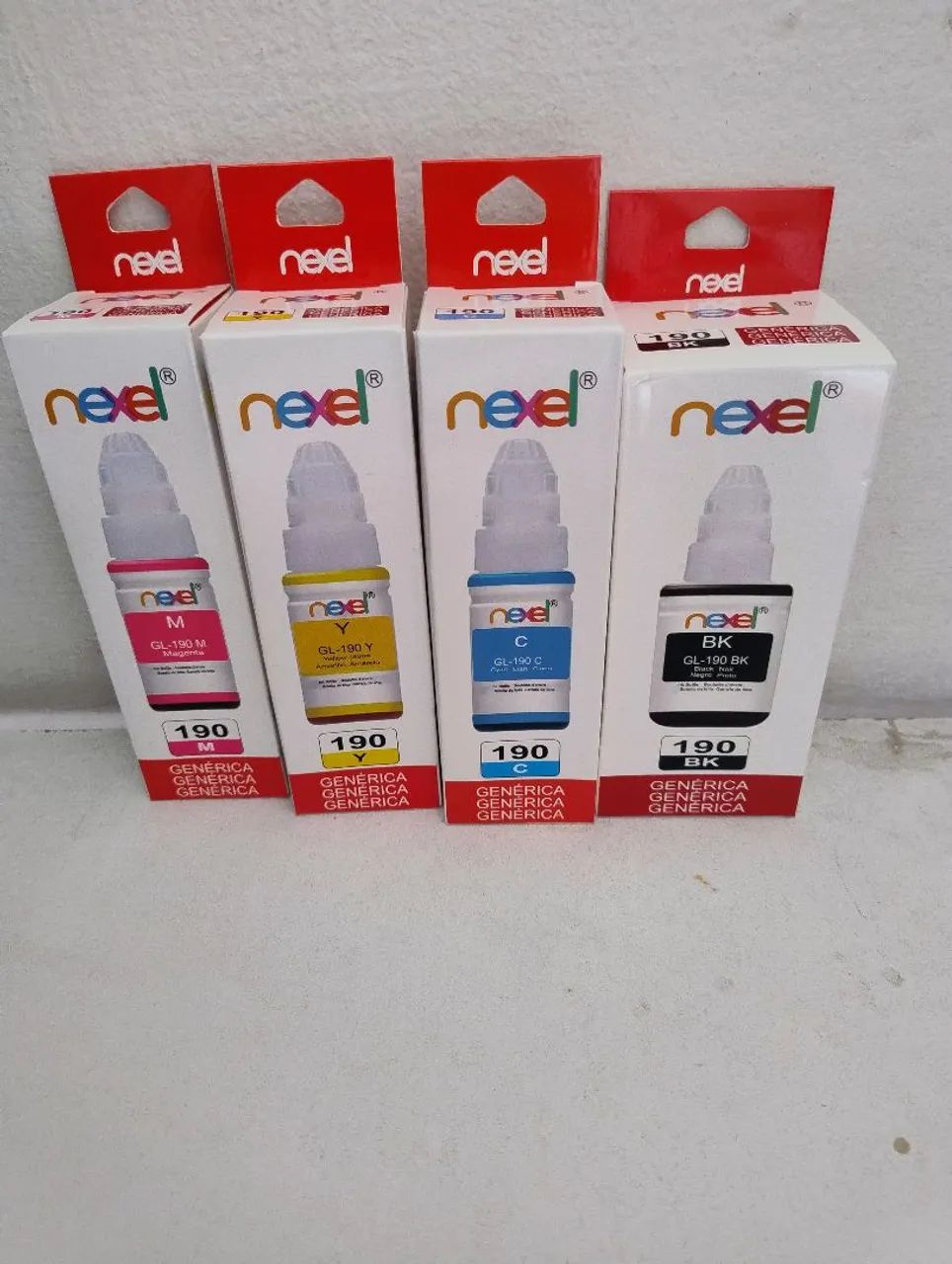 Kit tinta Canon 190 c/4 cores - Foto 2