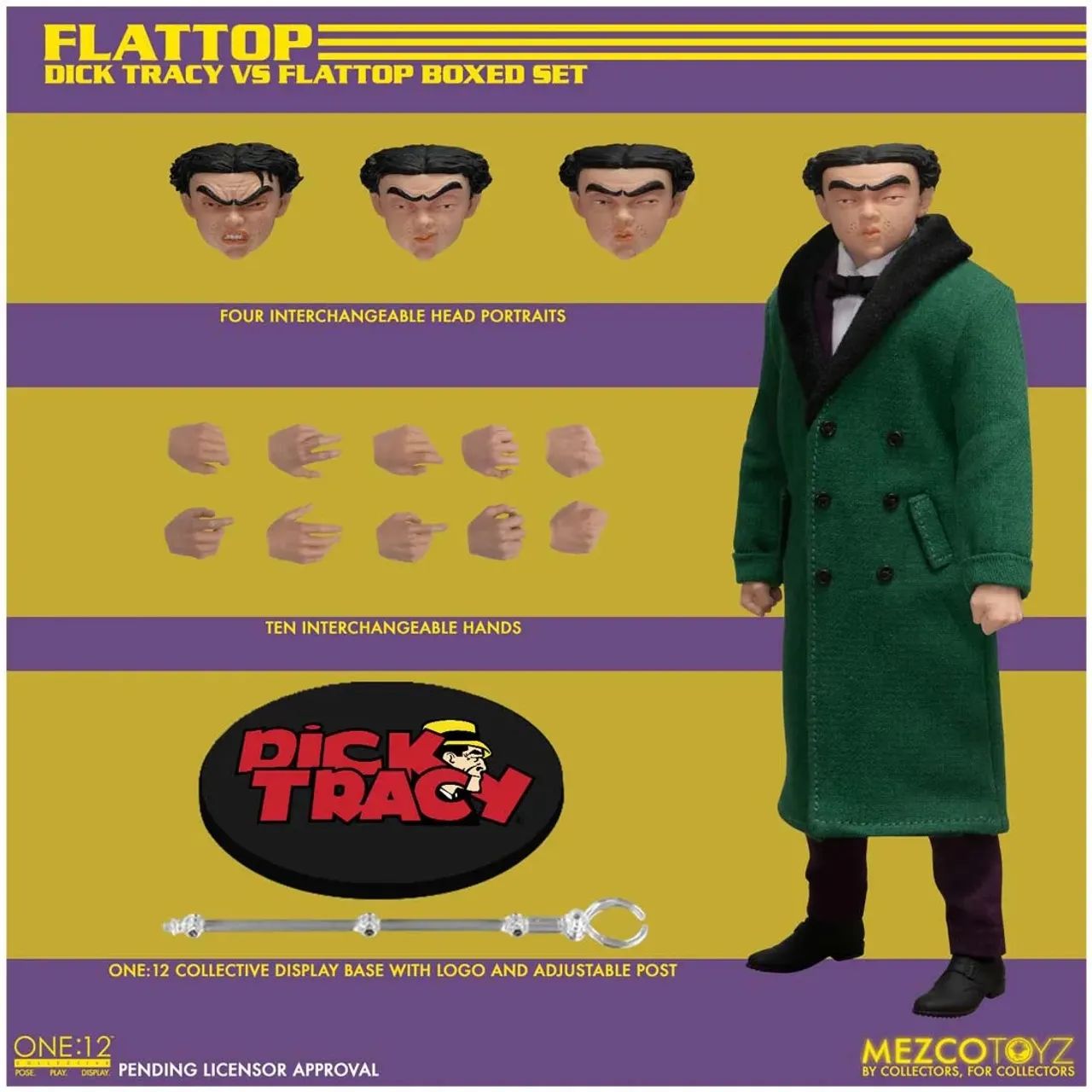 Mezco 2Pack Deluxe Dick Tracy and Flattop - Foto 3
