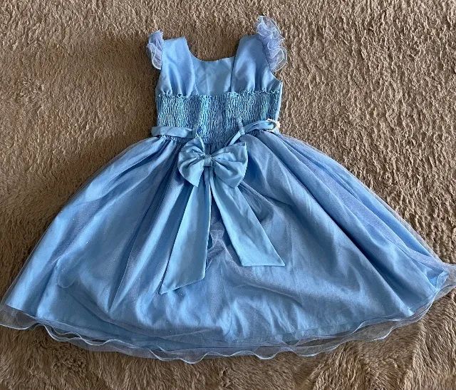 Vestido Infantil Azul - Foto 2