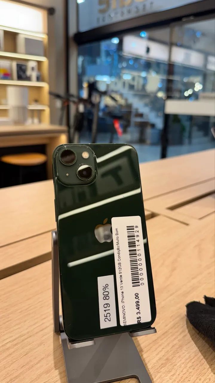 iPhone 13 512GB Verde - Seminovo