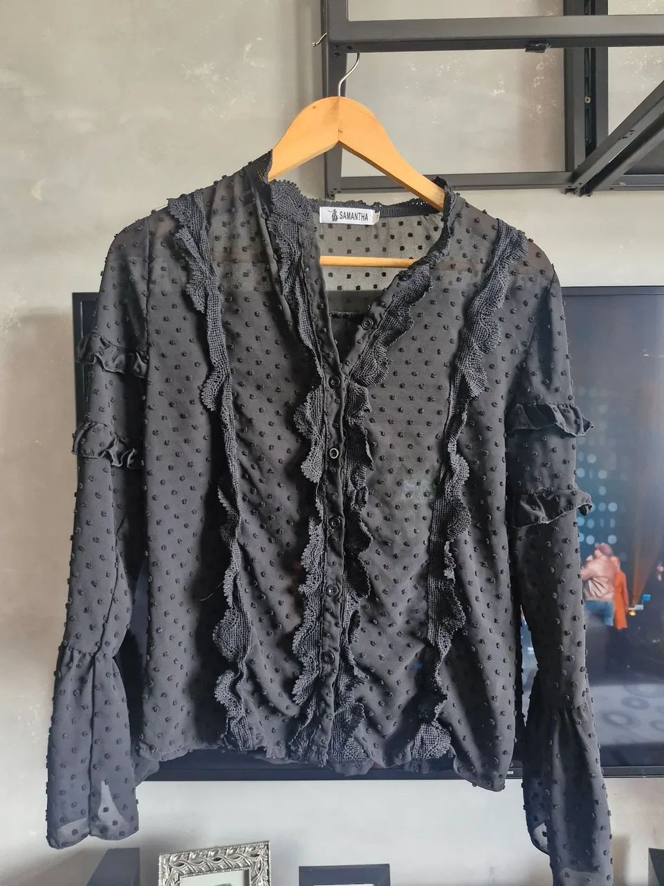 Camisa babados 