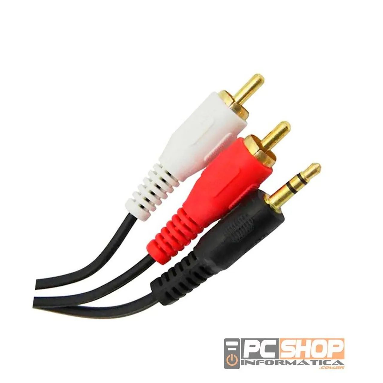 Cabo P2 Para 2 Rca Faço Entrega 