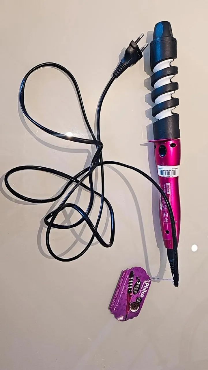 Babyliss cacheador cerâmica duo shine Philco bivolt