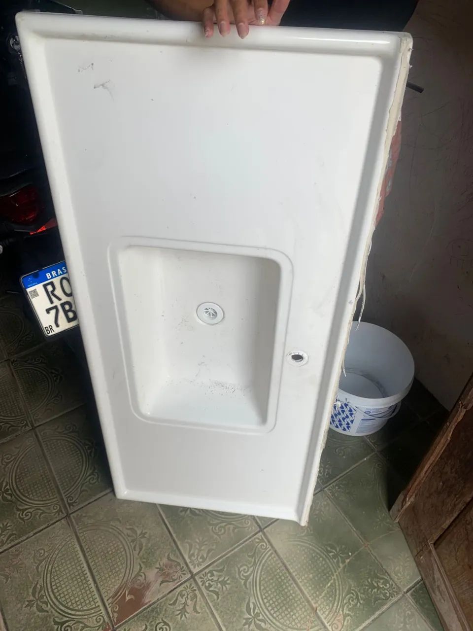 Pia de cozinha em mármore sintético NOVA - Foto 2