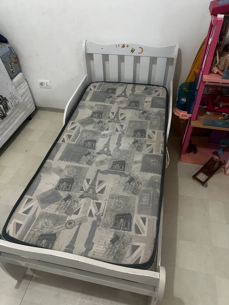 Mini cama com colchão  - Foto 2
