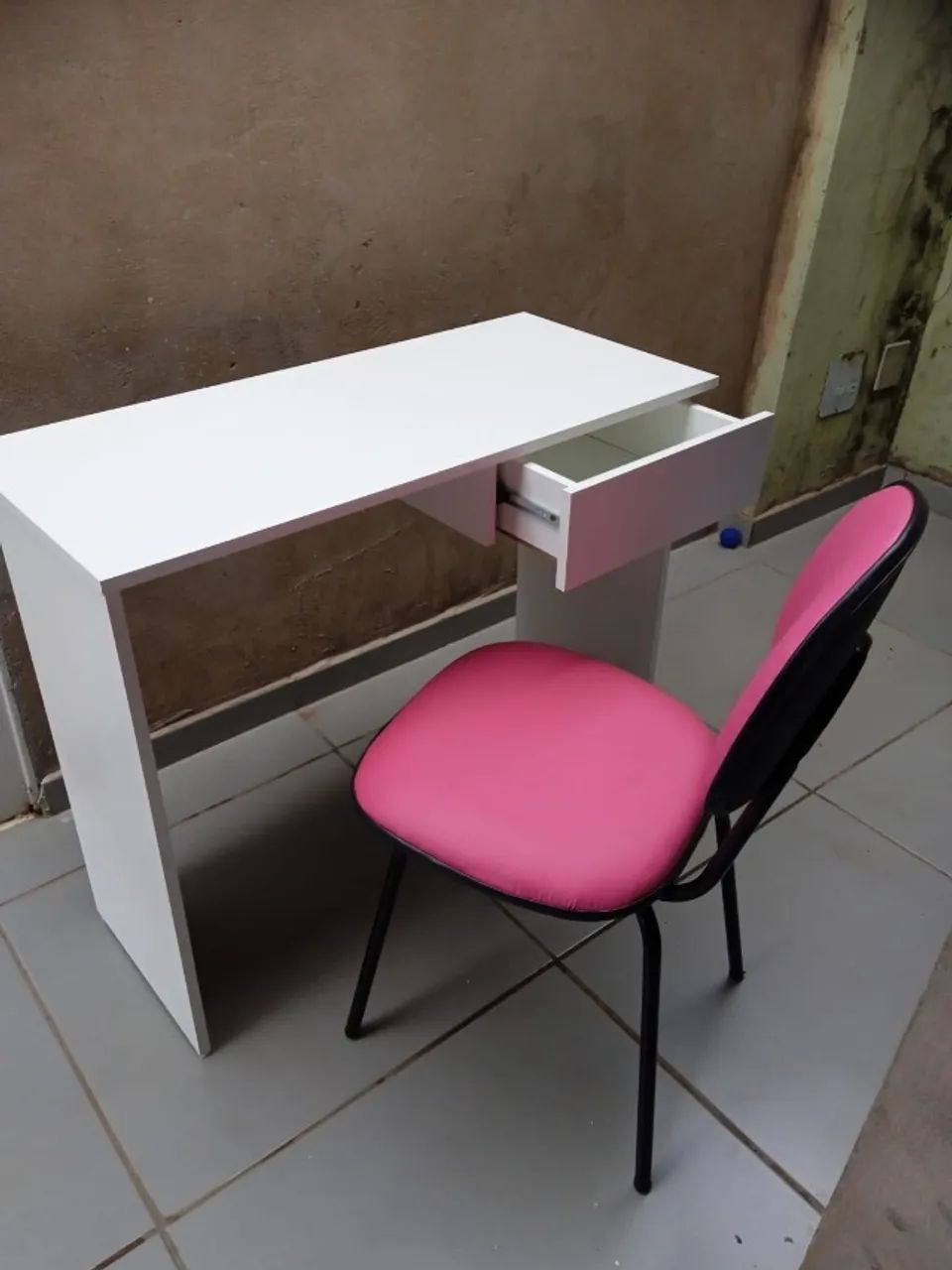 Mesa MDF Com gaveta novas, Entrega Grátis  - Foto 2