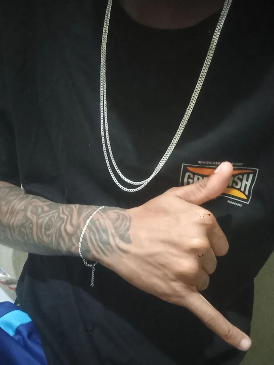Corrente prata 2 por preço de 1 - Foto 2