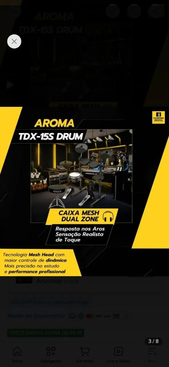 Vendo Bateria  - Foto 3
