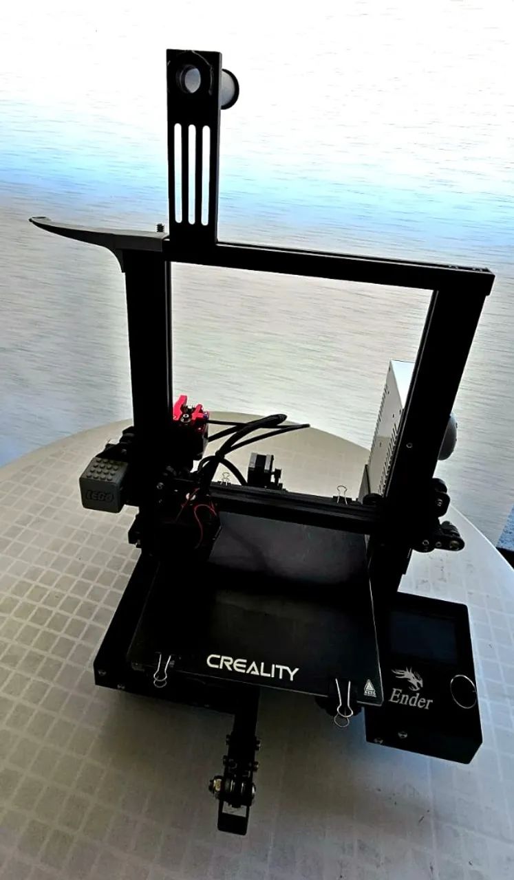 Impressora 3D Creality Ender 3 - Pouco usada, e Sensor BLTouch (3D Touch). - Foto 3