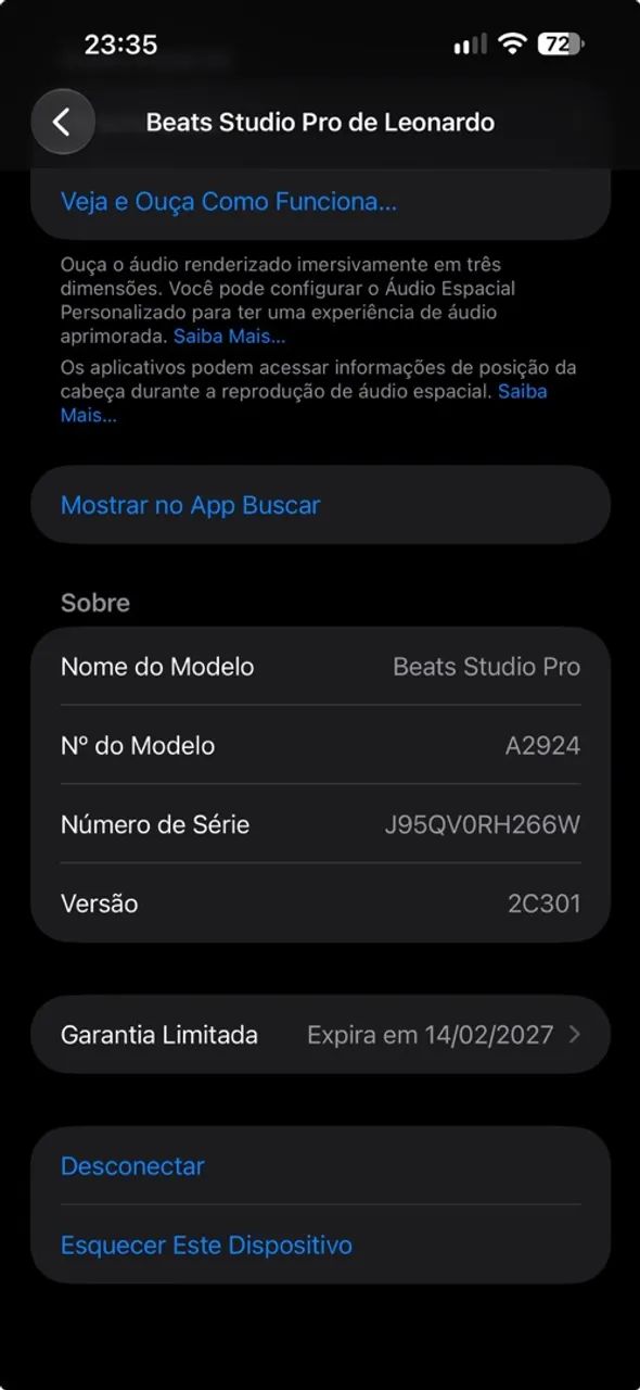 Apple Beats Studio Pro (na Garantia) - Foto 3
