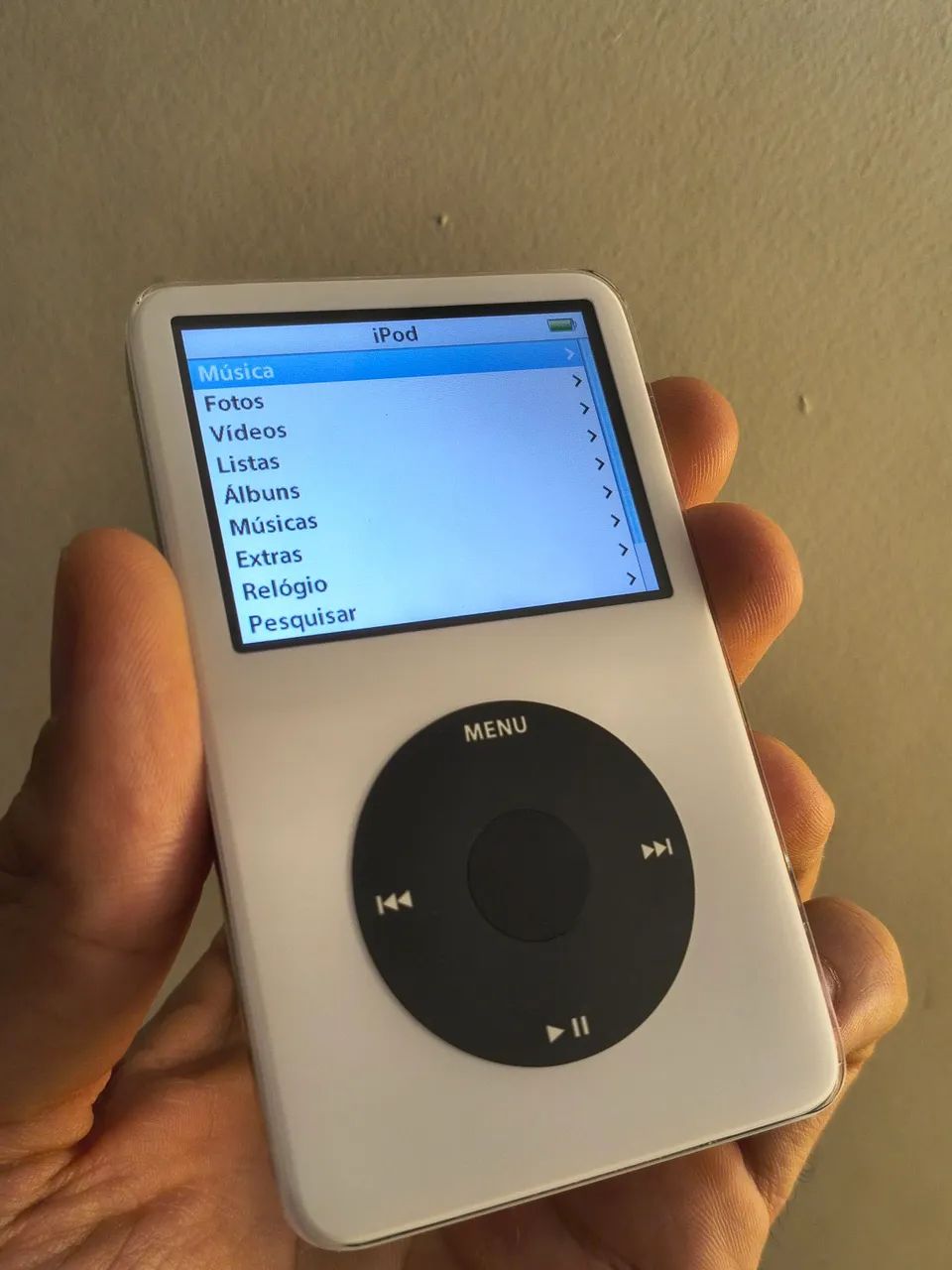 iPod Classic 5a geração 256gb - bateria nova, frontal nova, tela nova