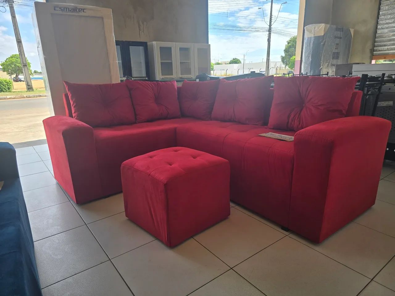Sofa em L valor 1.250 reais - Foto 2