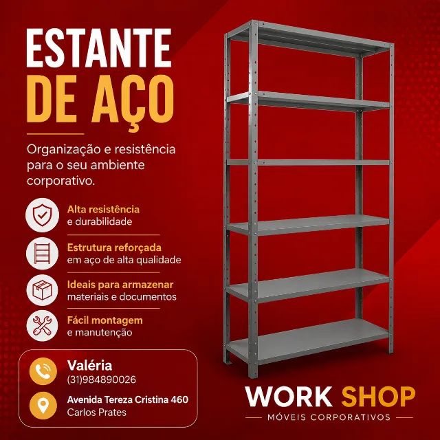 ESTANTE DE AÇO 