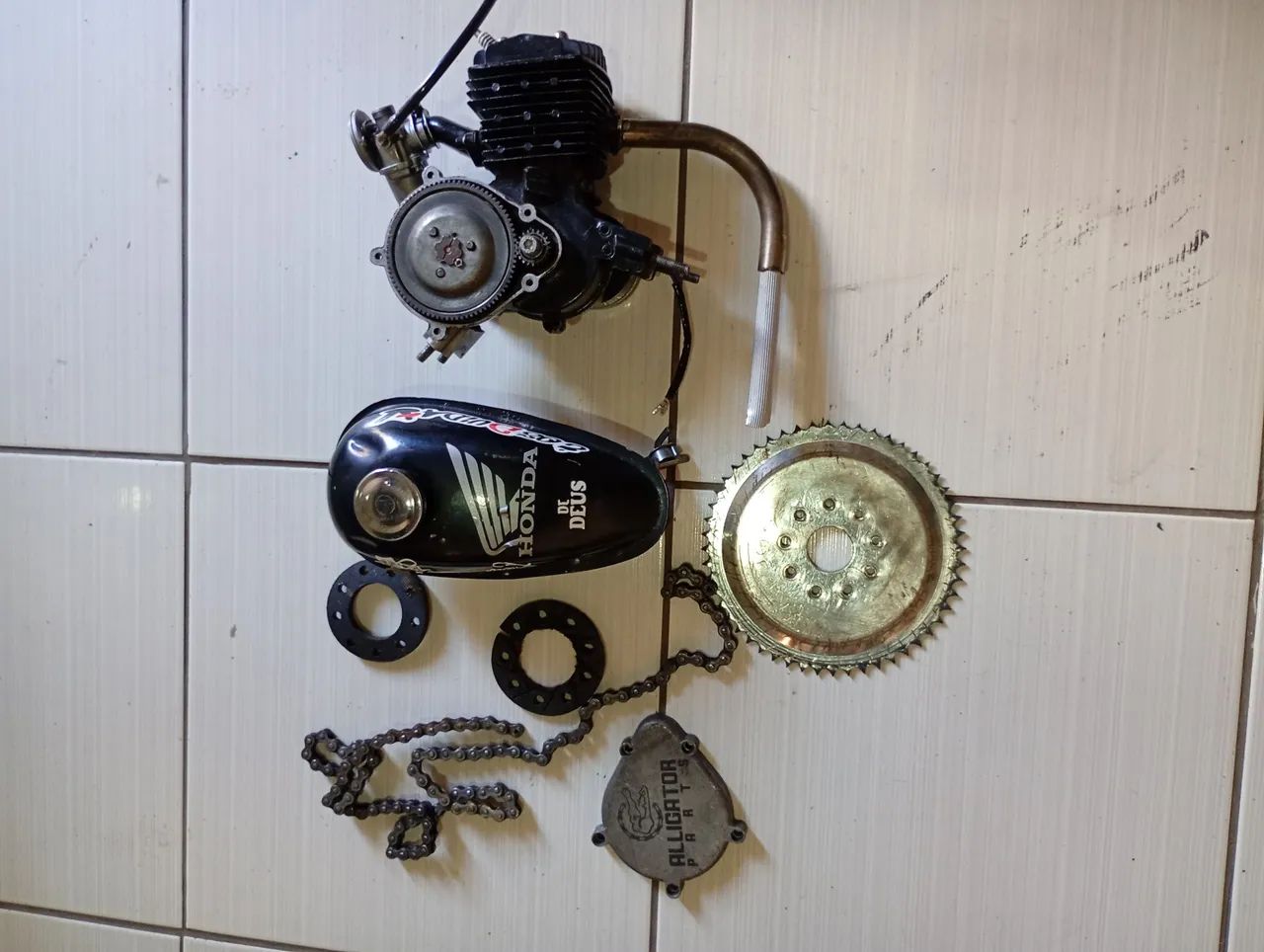 Kit motor motorizada 80cc bicimoto 