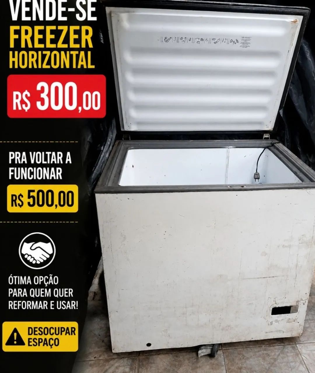 D-3 2点 バラ売り Freezer expositor bar - Geladeiras e Freezers - Riacho Fundo II