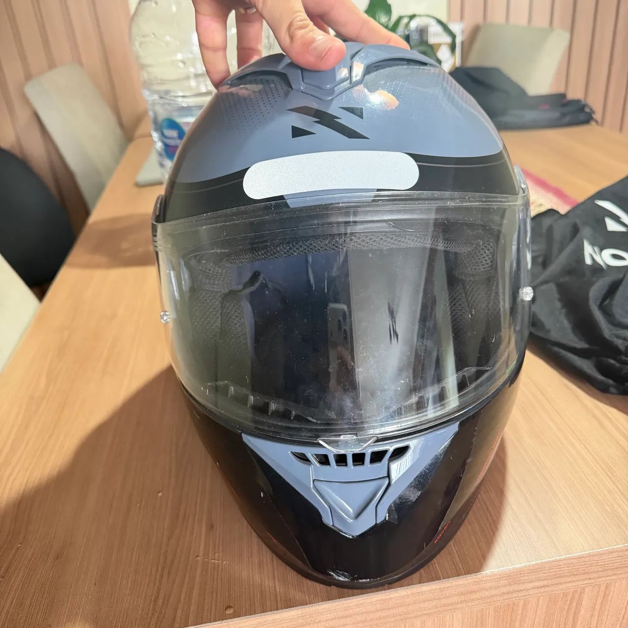 Capacete norisk robocop tamanho 60 - Foto 3