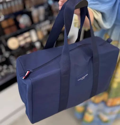 bolsa esportiva / mala de viagem, tommy hilfiger, azul, original, nova, NUNCA USADA! - Foto 2