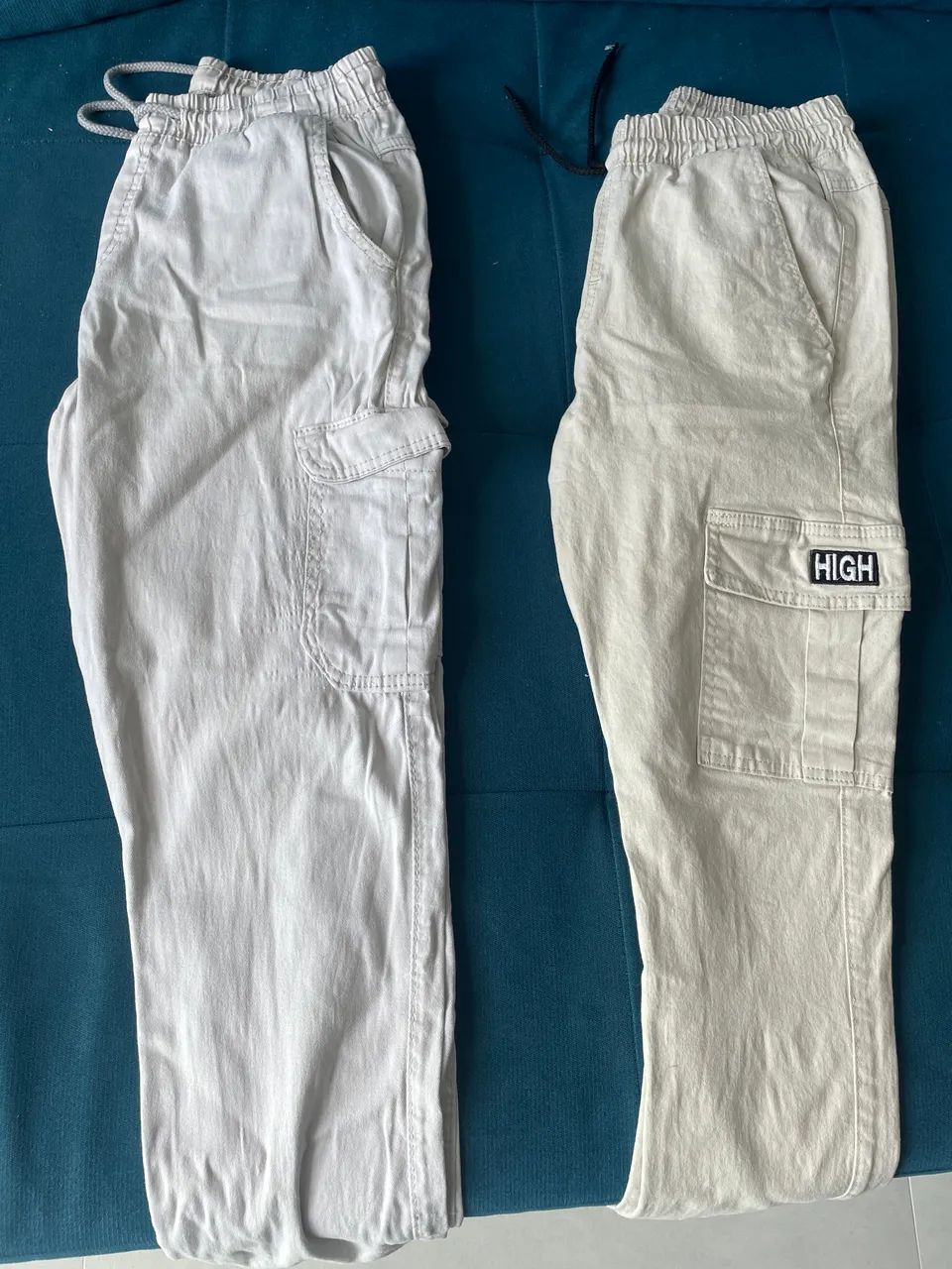 Calças jeans Bege 