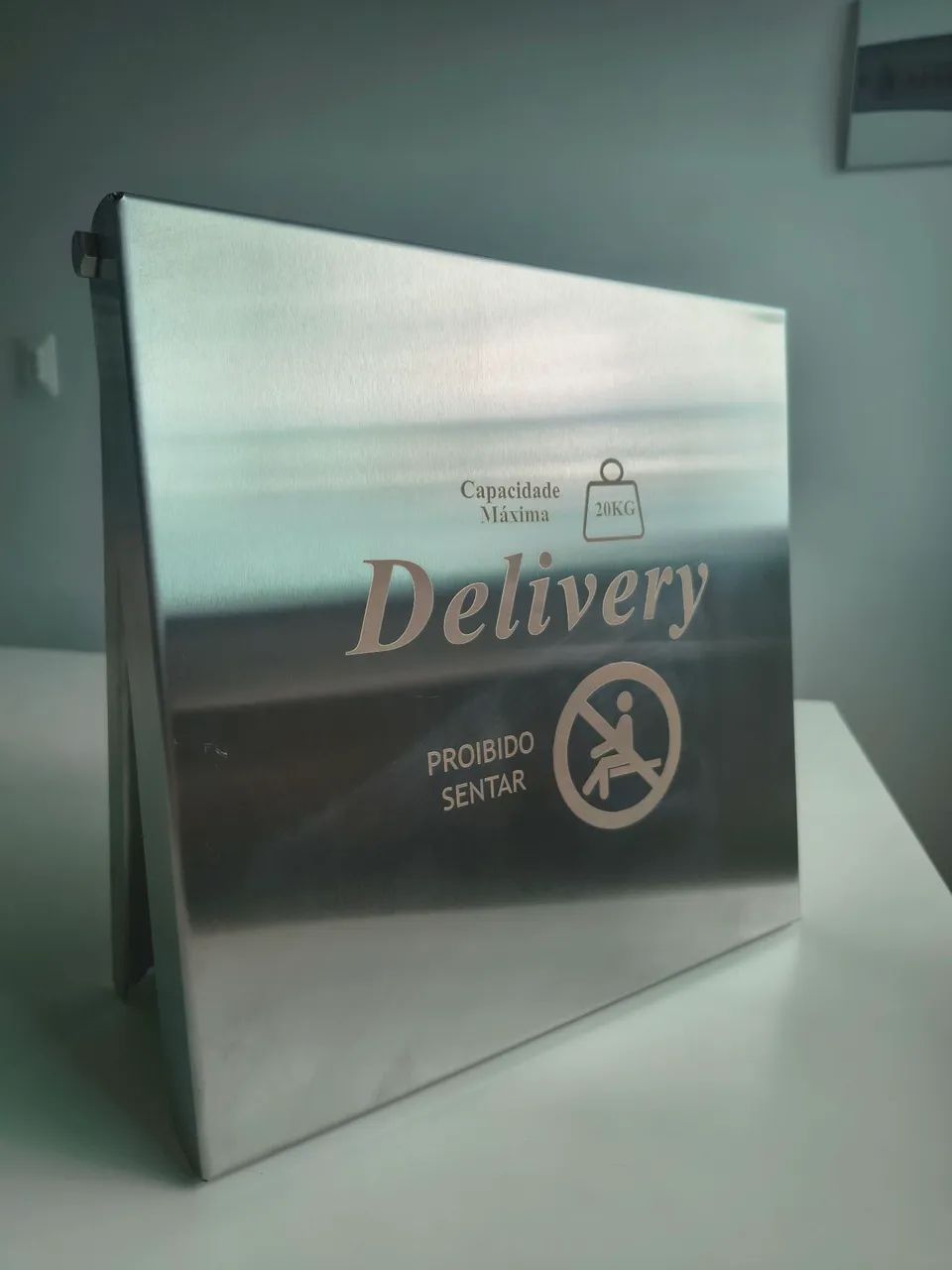 Bandeja Retrátil para Elevador - Suporte para Delivery - Foto 4