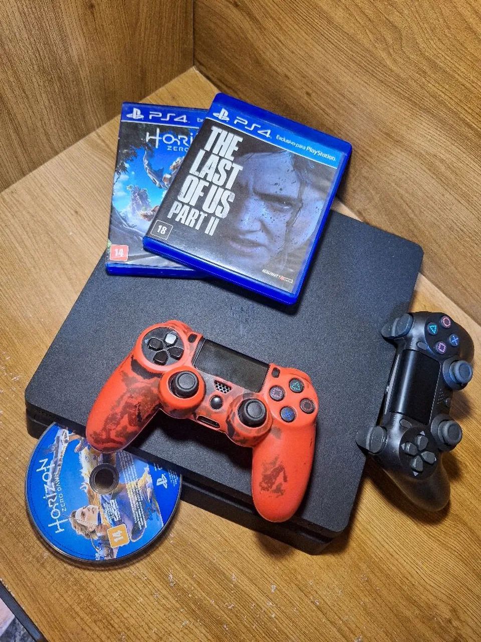 Ps4 Slim + 2 Controles e Jogos - Foto 5