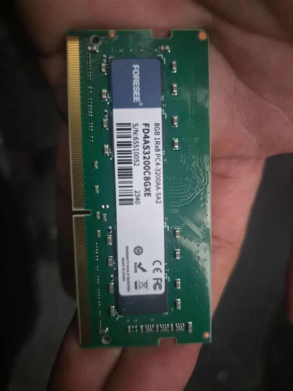 Memoria Ddr4 8gb 3200