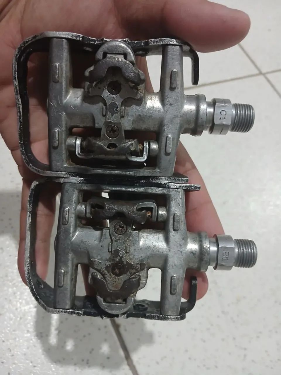 Par de pedal híbrido alumínio  - Foto 2