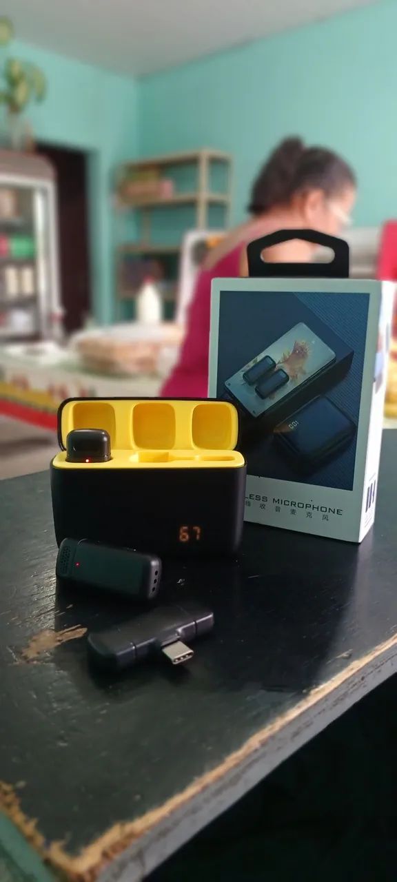 Microfone lapela sem fio - Foto 3