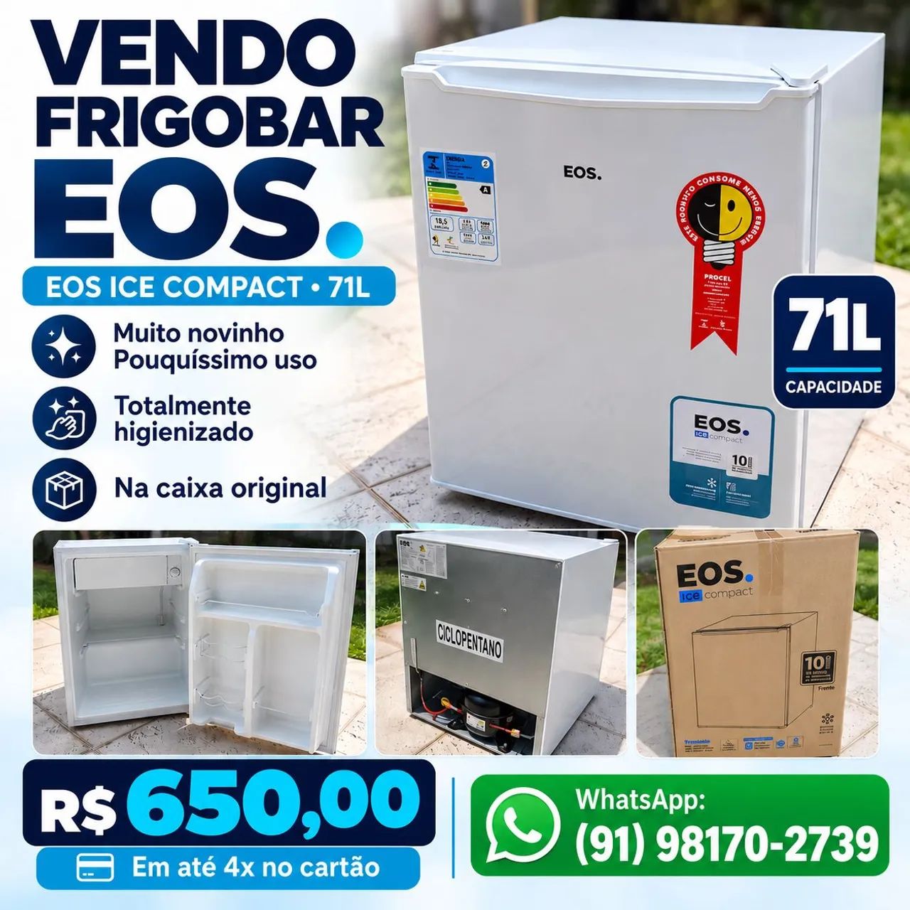 Frigobar EOS 71L 